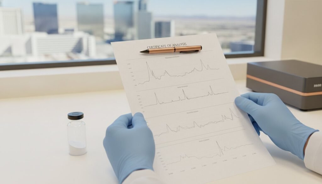 How to Read a Peptide Certificate of Analysis: A Researcher’s Protocol