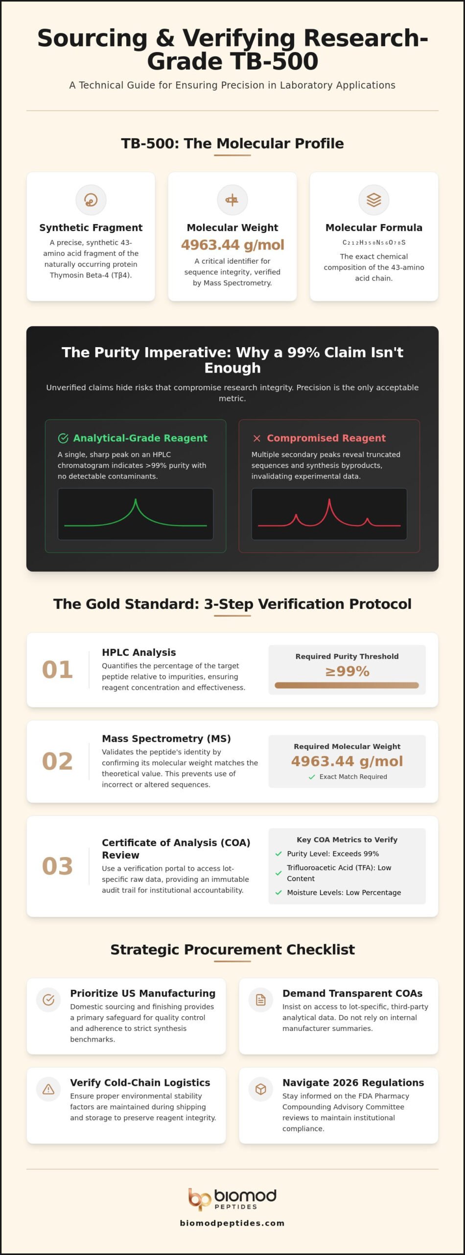 Péptidos de Investigación TB500: Guía del Proveedor de Las Vegas