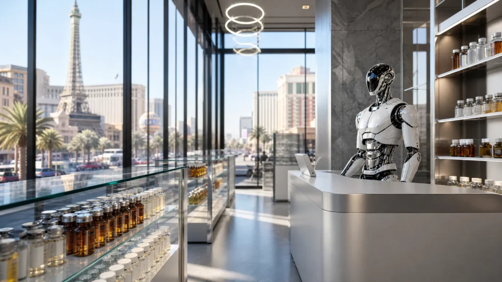 Tienda física de péptidos en Las Vegas