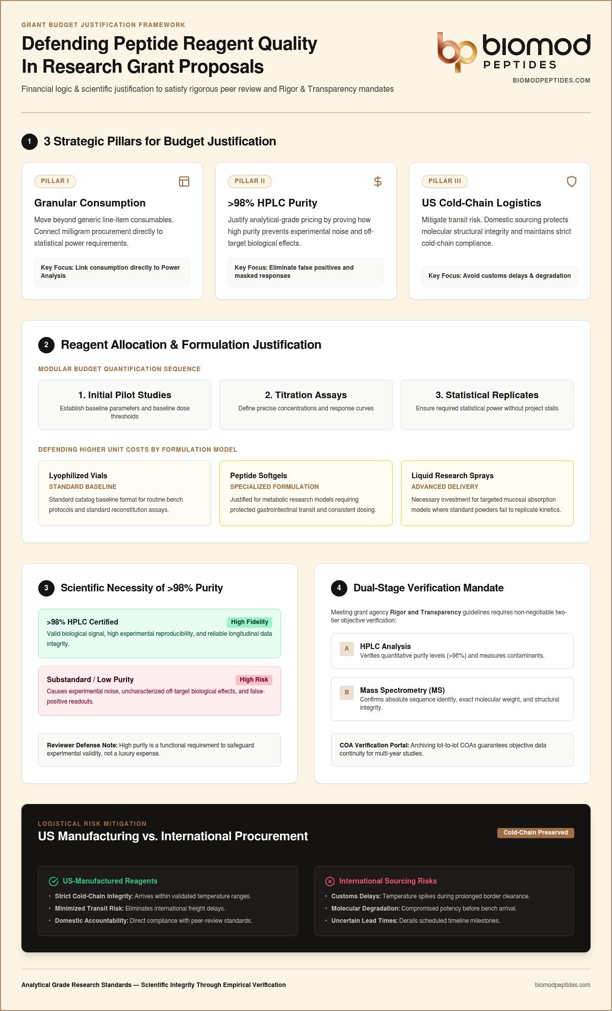 Peptide Grant Budget: Reagent Procurement Guide
